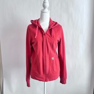Women's Red Zip-Up Hoodie